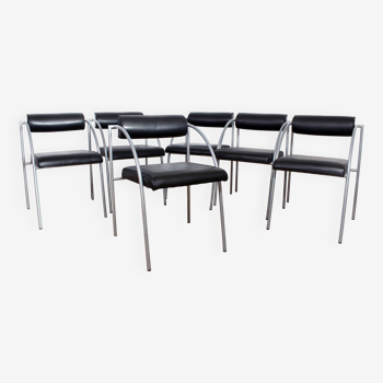 Set de 6 chaises Vienna de Rodney Kinsman pour Bieffeplast, 1980s