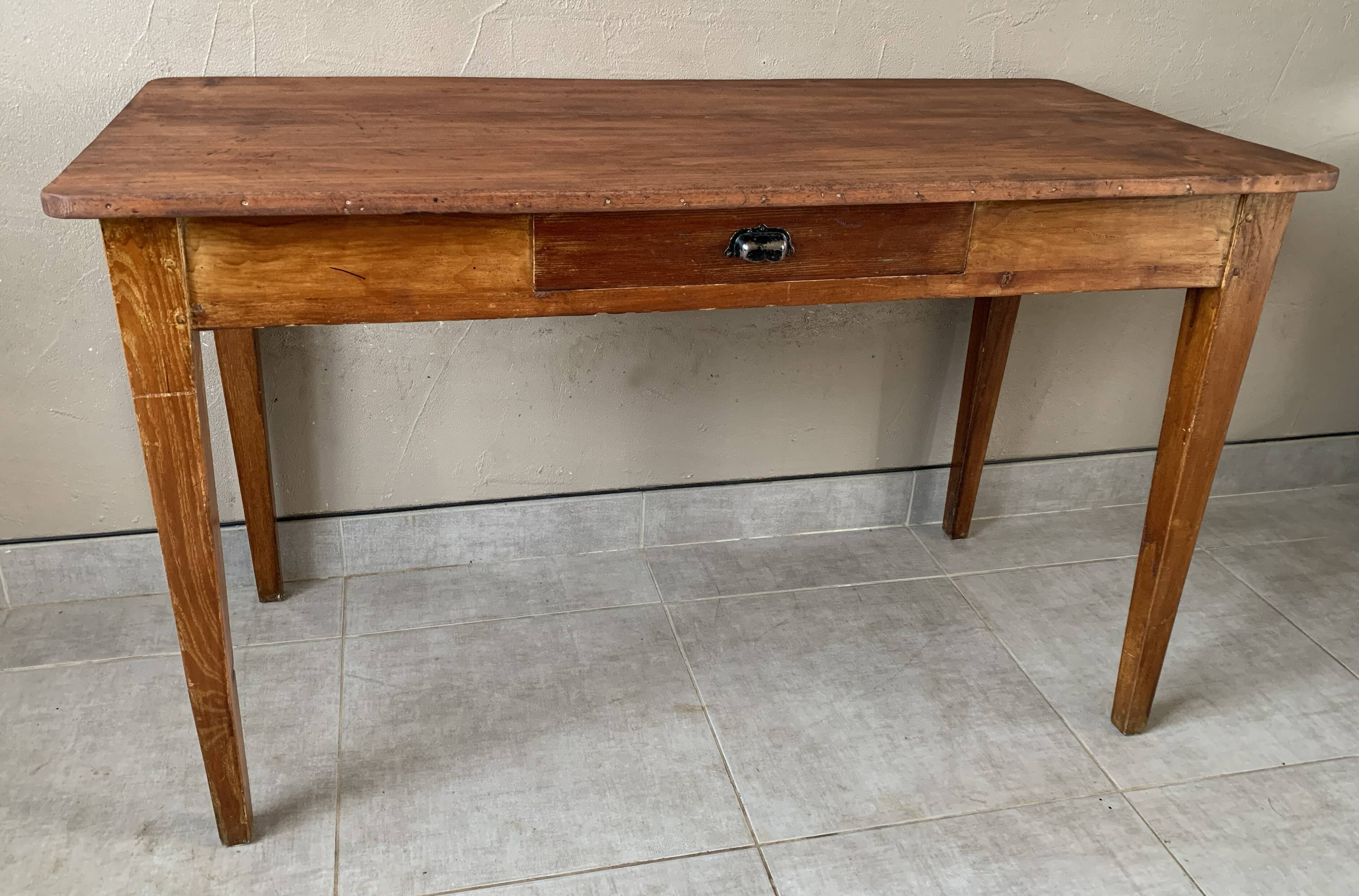 Vintage oak desk / table from the 1950s