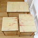 Tables gigognes en marbre vintage