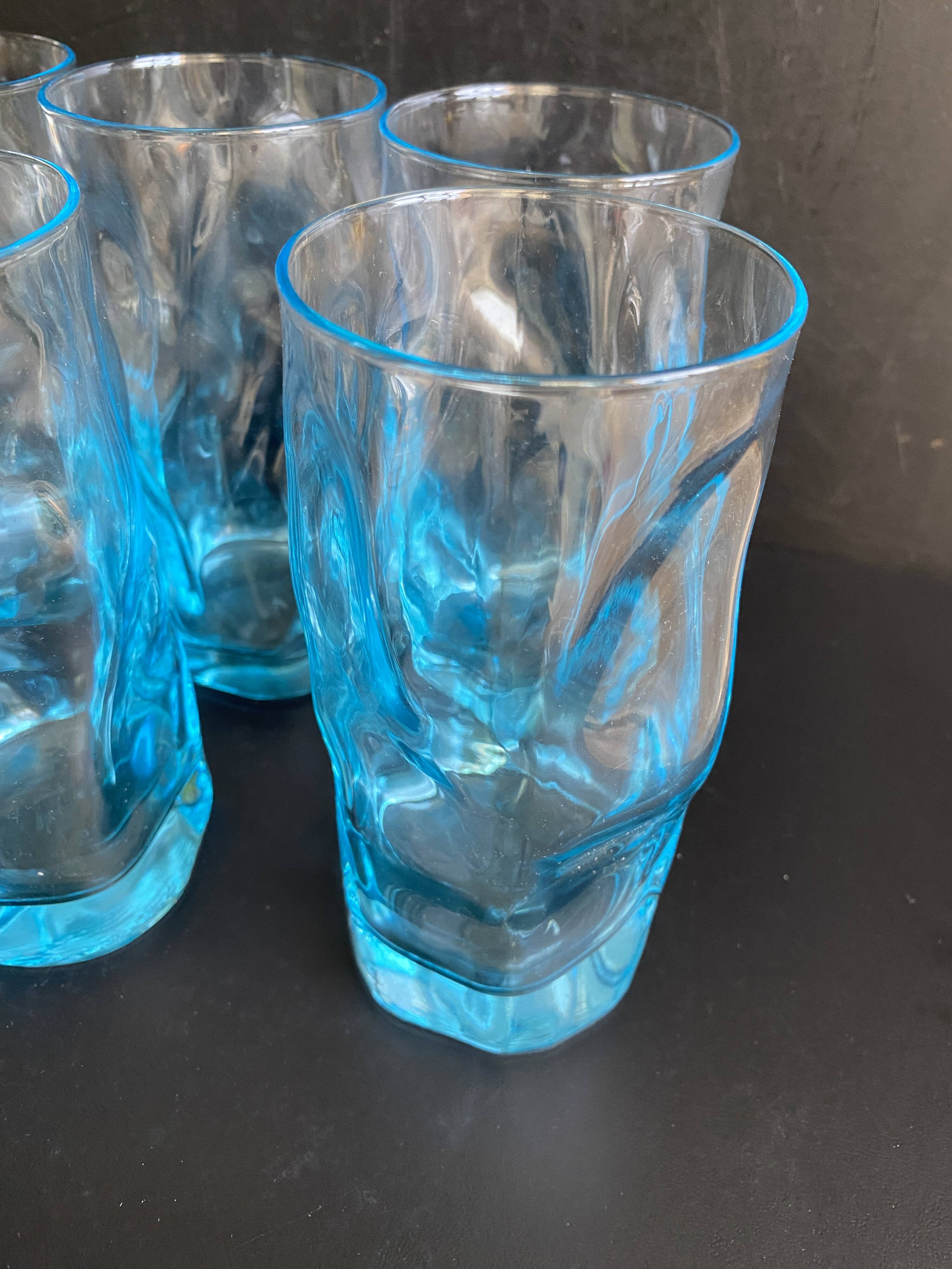 Magnifique lot de 6 verres vintage Bormioli Rocco