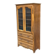 Vitrine Louis XV en bois signée Riskoff