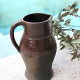 Semi-glazed sandstone pitcher