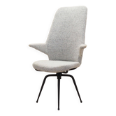 Fauteuil pivotant, design italien, années 1970, production : Italie