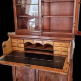Victorian mahogany secretary bookcase