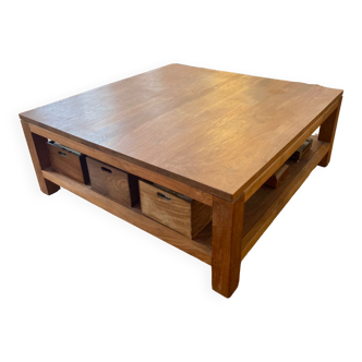 Teak coffee table