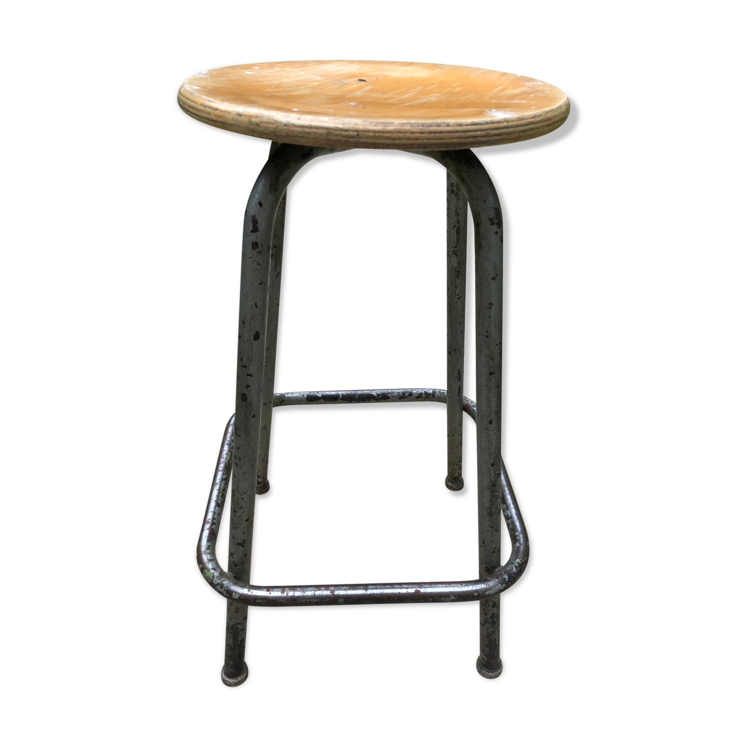 Vintage workshop stool