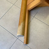 80s Italian chairs, in wood and metal