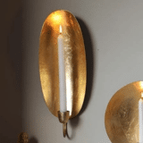 Chandelle murale en laiton