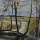 Paysage avec arbres par Harry Sahlin