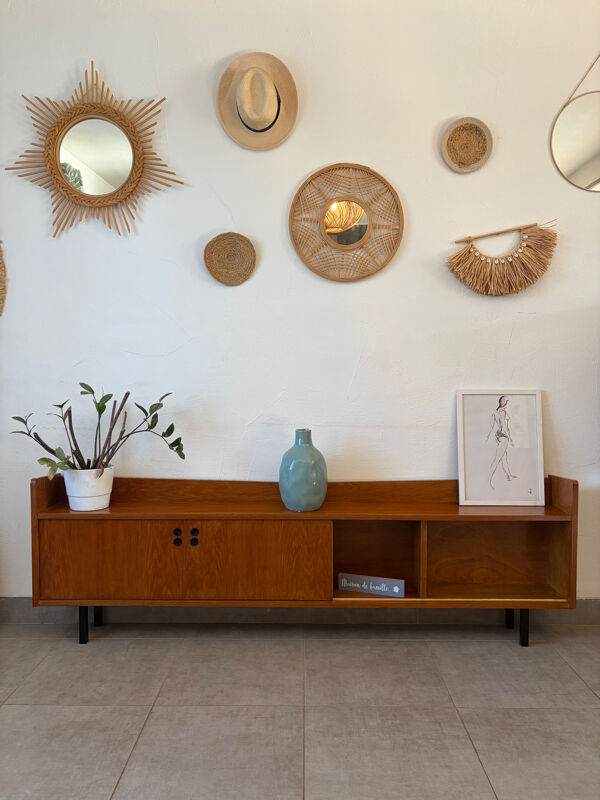 Enfilade basse vintage des années 60 ( peu profonde )