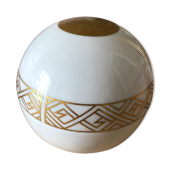 Porcelain ball box Limoges Artoria