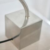 70s steel lamp