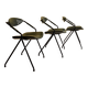 Set of three "Rugby" model chairs by Gilbert Steiner for Steiner, 1962.