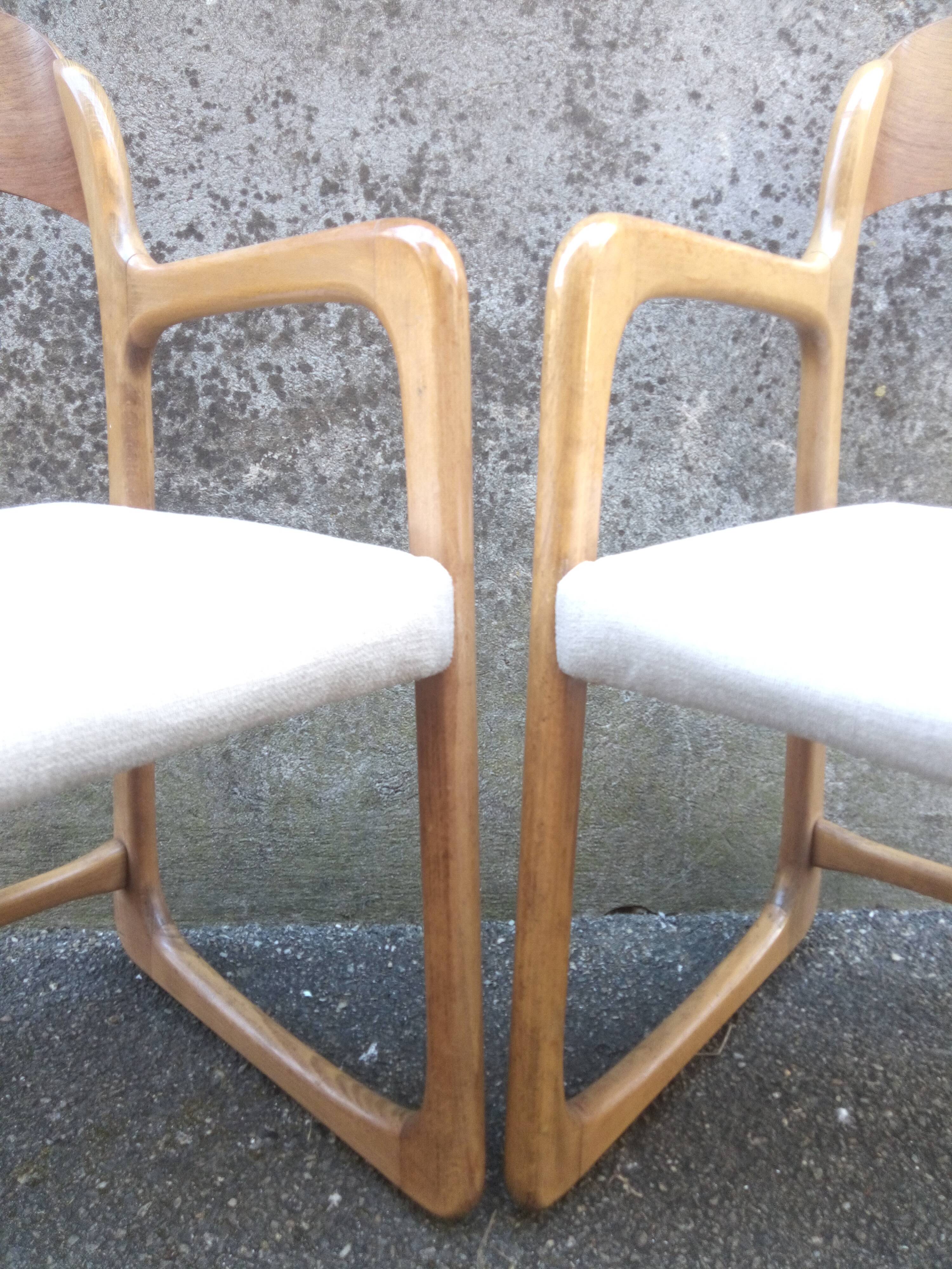 Pair of Baumann armchairs 1960
