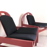 Pair of Baumann armchairs