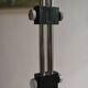 Vintage black modernist table lamp 50 1950 Bauhaus