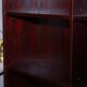 Three vintage style Military Campaign bookshelves, mahogany finish.