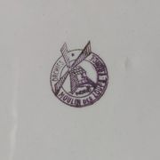 French vintage Orchies serving plate from  Moulin des Loups