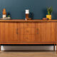 Buffet rétro en teck des années 1960 mid century par Vanson
