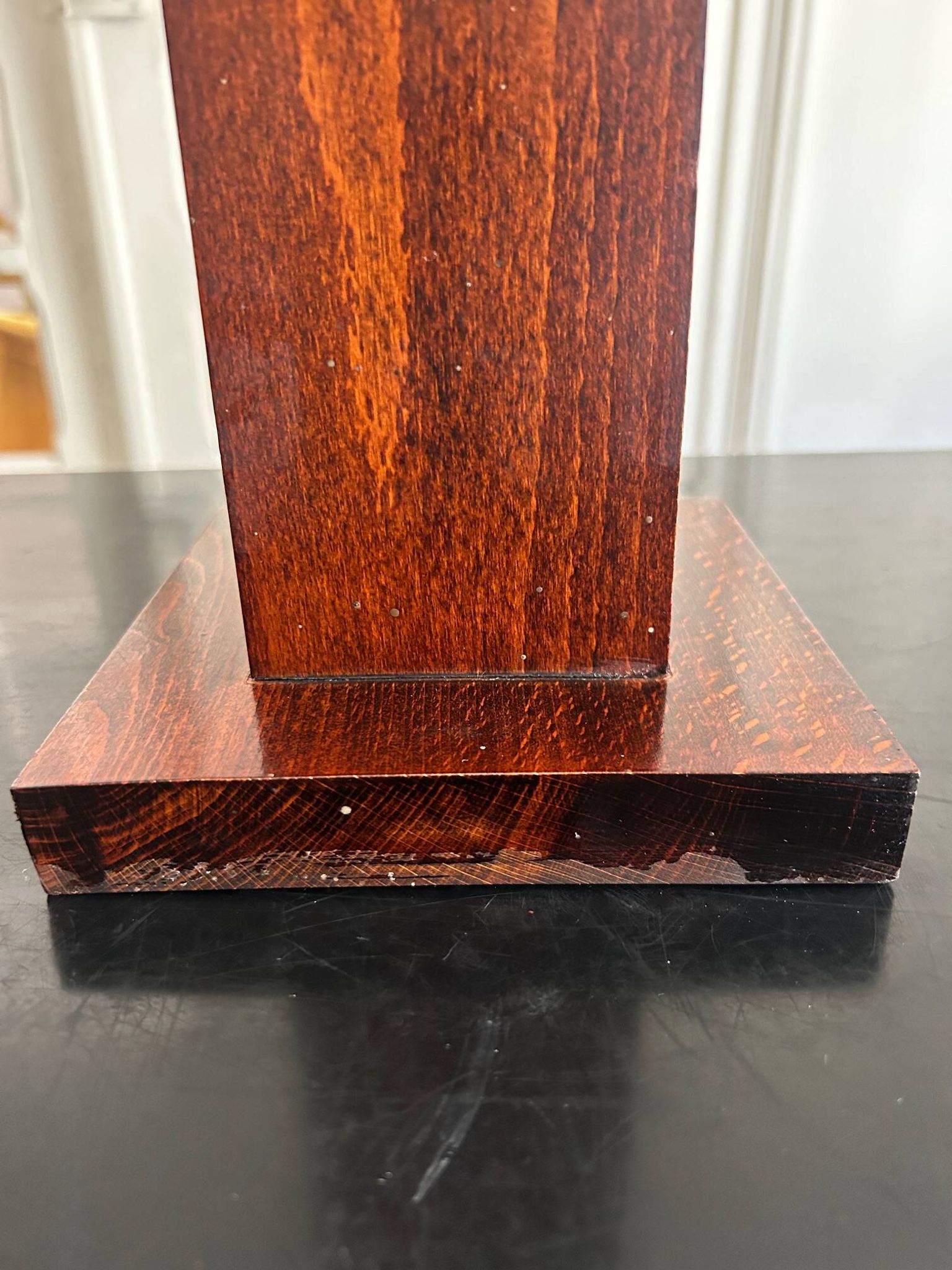 70s wooden lamp