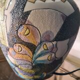 Ceramic lamp geometric cubism pablo style 45x22