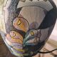 Ceramic lamp geometric cubism pablo style 45x22