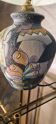 Ceramic lamp geometric cubism pablo style 45x22