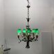 Vintage Tole Ceramic Flower Chandelier 1950’s