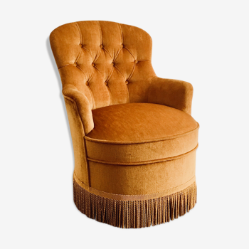 Toad velvet armchair