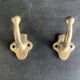 Antique gold-plated brass wall hook