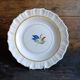Pair of antique French faience plates, possibly Nevers, 19th century, hand-
