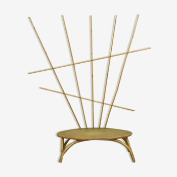 Mid-century french bamboo etagere, 1960s