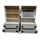 2 coiffeuses / tables de chevet vintage