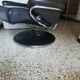 Stressless chair ekorness jazz grained leather and his foot rests