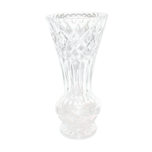 Vase en cristal taillé,