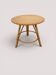 Table d'appoint tripode vintage en rotin et bambou (Ø44 cm) – Style Riviera