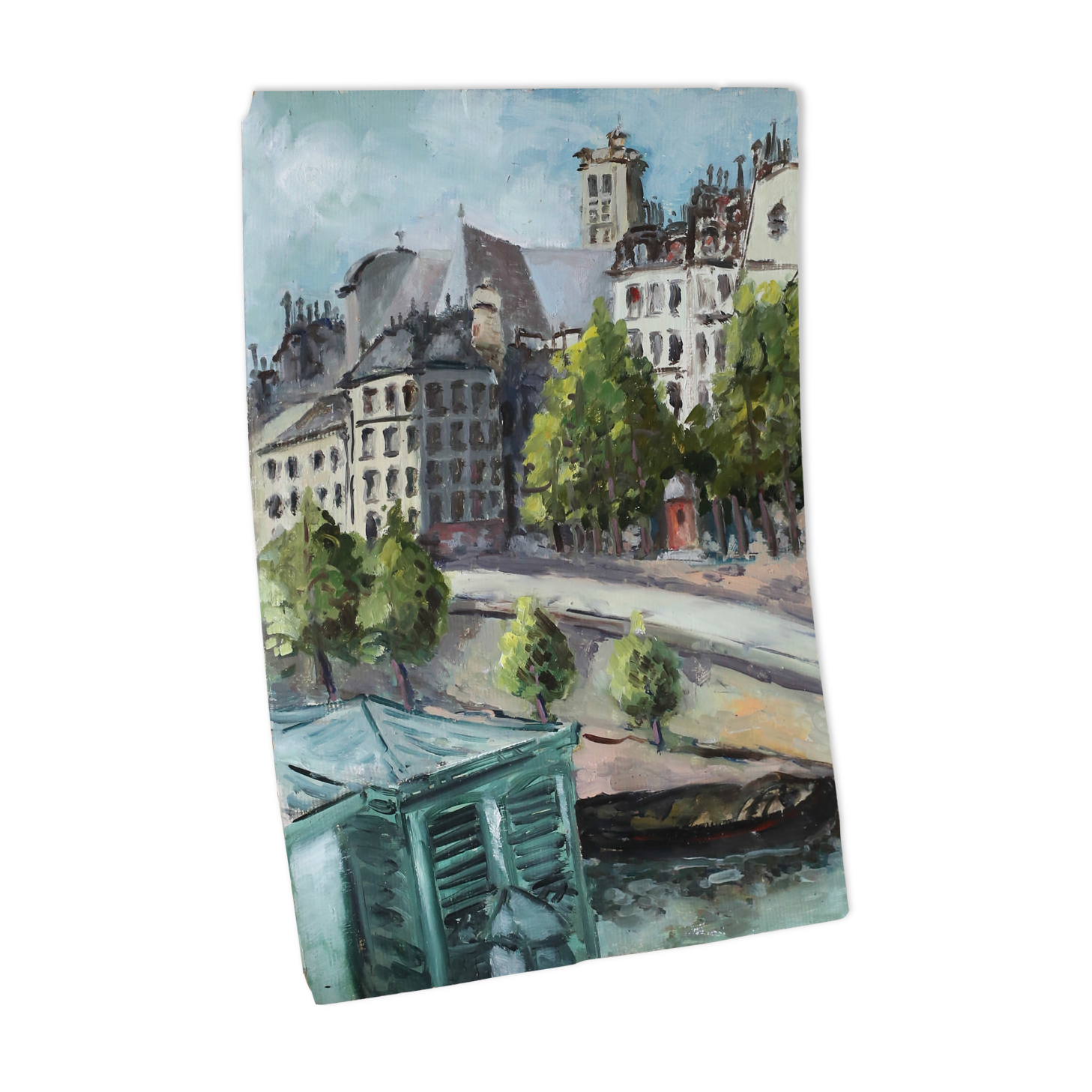 Herbert Theurillat "quai de seine/un portrait de femme"