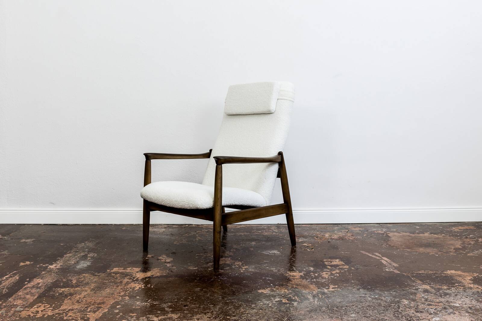 Mid-Century High Back Armchair by Edmund Homa, GFM, Poland, 1960s