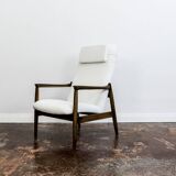 Mid-Century High Back Armchair by Edmund Homa, GFM, Poland, 1960s
