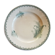 Saint Amand earthenware dish decorated with flowers