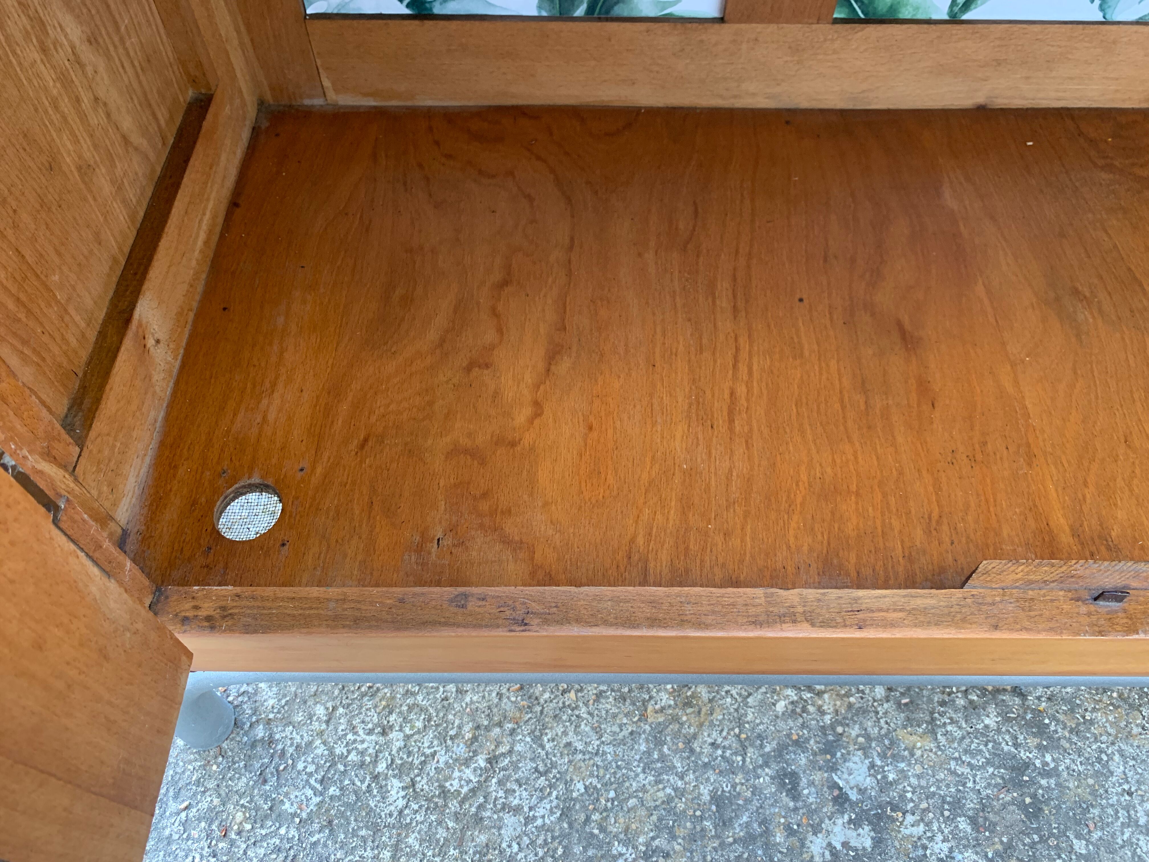 Primary school glass cabinet 1950