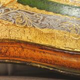 Venetian/Florentin tray in vintage painted wood