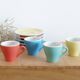 Ensemble de 4 tasses à espresso et soucoupes Cafés Richard
