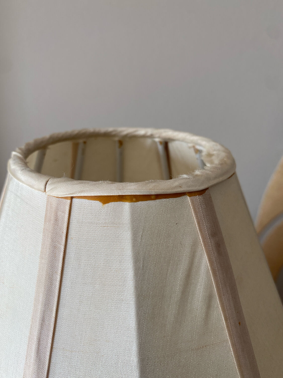 Paire de lampes lotus