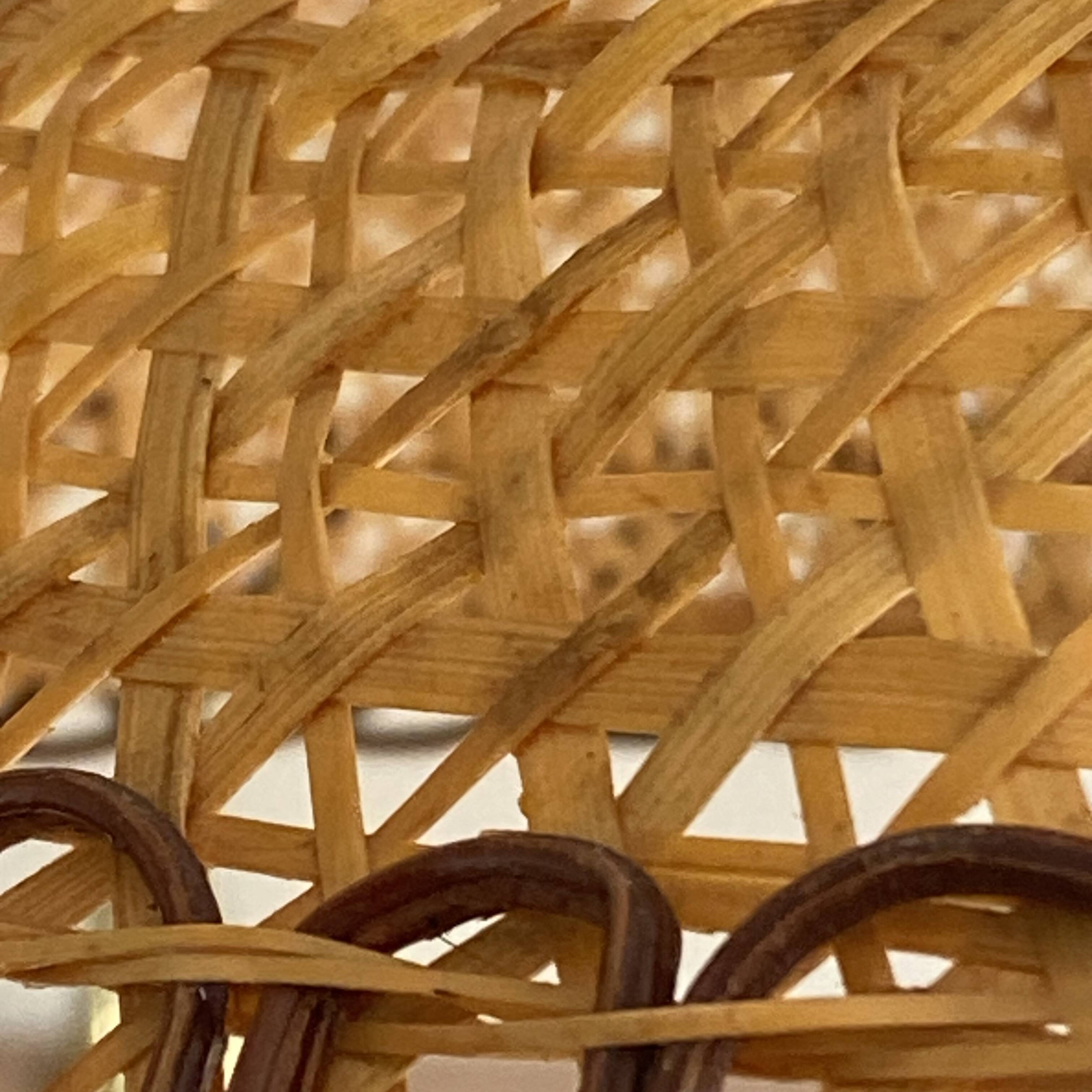 Vintage rattan chandelier pendant light decoration