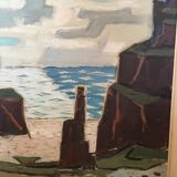Oil on canvas - Seascape