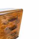 Walnut burl commode, Italian Art Deco, 1940s.