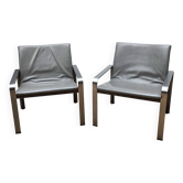 Pair of Lounge Chairs, J. Toussaint