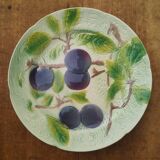 Old barbotine plate, St Clément factory