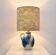 Small wireless West German pottery vase lamp with Japanese shade.